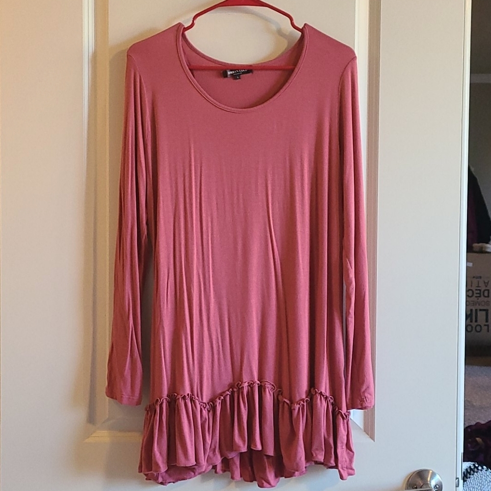 NWOT Urban Coco Wild Rose Pink Tunic Top